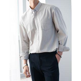 Button-down Shirt In 8 Colors