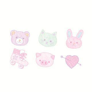 Animal Flower Print Waterproof Temporary Tattoo One Piece - One Size