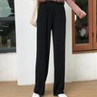 Wide-leg Knitted Pants