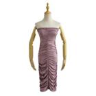 Crinkled Tube Dress