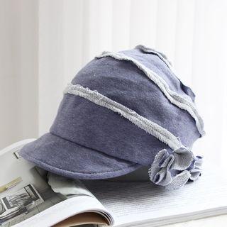 Flower Accent Riding Hat