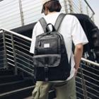 Nylon Camo Backpack Camouflage Black - One Size