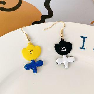 Cartoon Flower Acrylic Dangle Earring