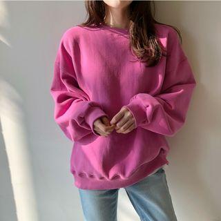 Plain Pullover Pink - One Size