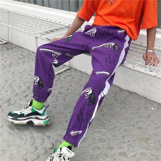 Reflective Print Sweatpants