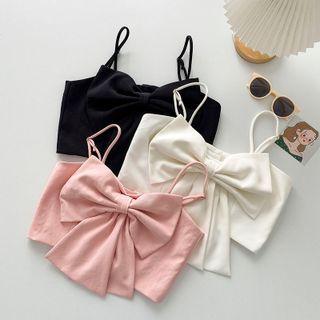 Bow Plain Camisole Top