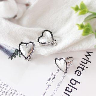 Heart Ring / Stud Earring