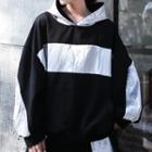 Two-tone Hoodie Black - One Size