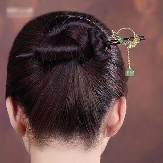 Dragonfly Faux Gemstone Pendant Hair Stick