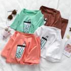Bubble Tea Print Short-sleeve T-shirt