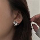 Checker Alloy Earring (various Designs)