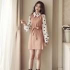 Set: Heart Shirt + Sleeveless A-line Dress