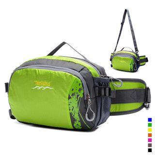 Embroidered Nylon Belt Bag