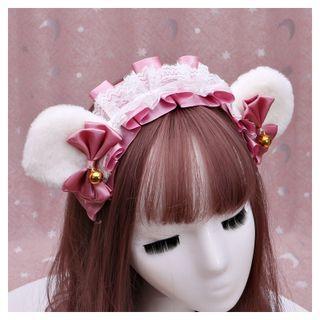 Cosplay Lace & Bow Headband
