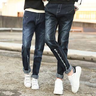 Couple Matching Washed Jeans