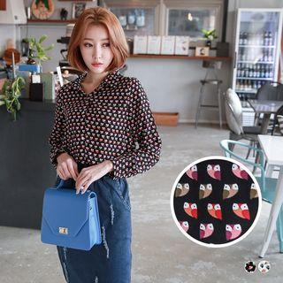Owl-print Shirt