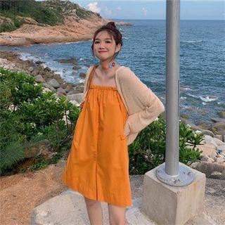 Spaghetti Strap Wide-leg Jumper Shorts