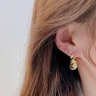 Swirl Alloy Hoop Earring