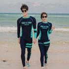 Couple Matching Long-sleeve Rashguard / Bottom / Shorts / Pants / Set