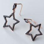 Star Hook Earring 1 Pair - As Shown In Figure - One Size
