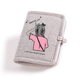 Cartoon Print Canvas Wallet