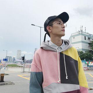 Contrast Block Hoodie