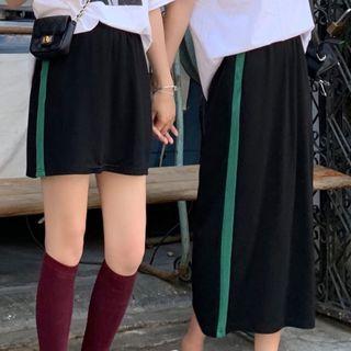 Contrast Trim Skirt