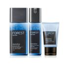 Innisfree - Set Of 3: Forest For Men Moisture Skin 180ml + Moisture & Anti-wrinkle Multi Lotion 120ml + Moisture Cream 30ml