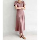 Hooded Zip-front Maxi Dress