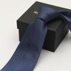 Dotted Neck Tie (8cm) Blue - One Size