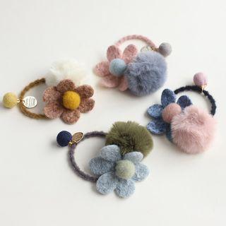 Chenille Flower Hair Clip