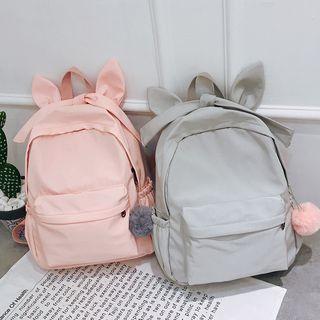Ear Accent Nylon Backpack