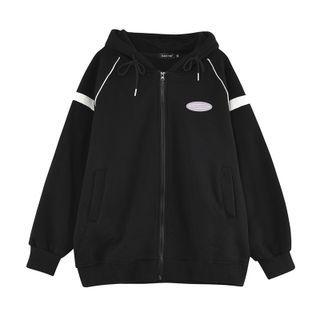 Logo Zip-up Hooded Jacket