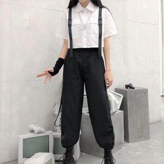 Short-sleeve Cargo Shirt / Harem Pants