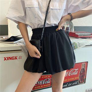 Elbow-sleeve Shirt / Elastic Waist Shorts