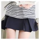 Box-pleat Mini Skirt