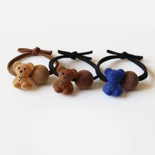 Flocking Bear Hair Tie