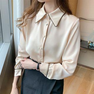 Satin Collared Blouse
