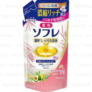 Bathclin - Sofre Medicinal Rich Moist Bath Solution (moisture Rose) (refill) 400ml