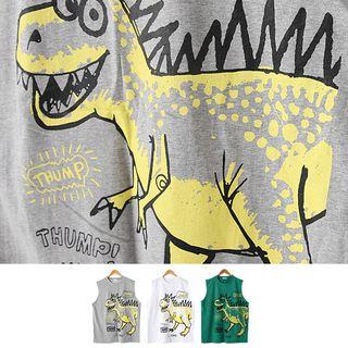 Dinosaur Printed Tank Top