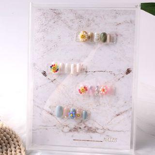 Acrylic Nail Art Display Transparent - One Size