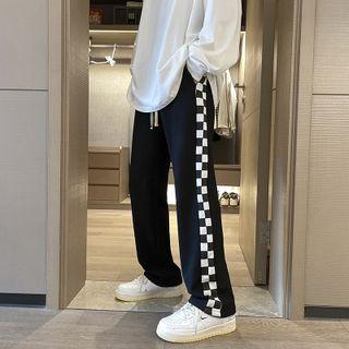 Checkerboard Tape Sweatpants