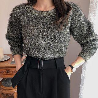 Round-neck L Me Furry Sweater