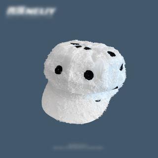 Polka Dot Newsboy Cap