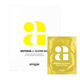 Avajar - A-solution Mask Set - 4 Types Whitening