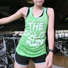Sports Lettering Tank Top