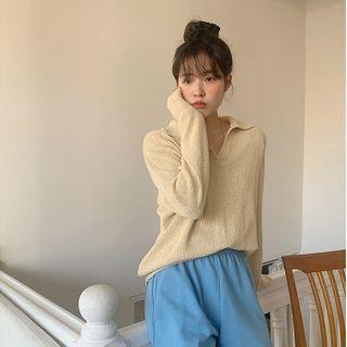 Collared Pastel Sweater