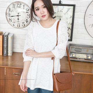 3/4-sleeve Check Tunic