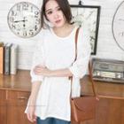 3/4-sleeve Check Tunic