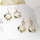 Non-matching Squirrel Hoop Drop Earring / Clip-on Earring